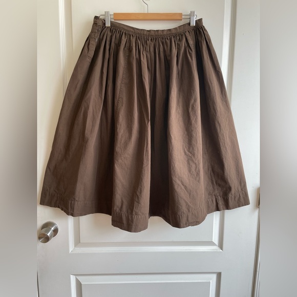 45rpm Studio Gathered Cotton Circle Skirt L - Picture 2 of 7